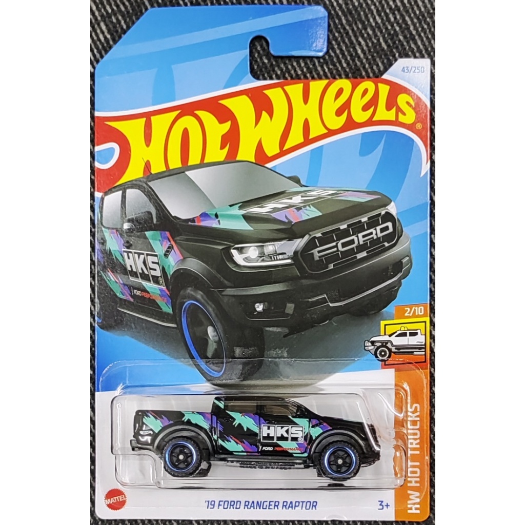 Hot Wheels 19 Ford Ranger Raptor [2019 Speed Graphics Trucks HKS ...