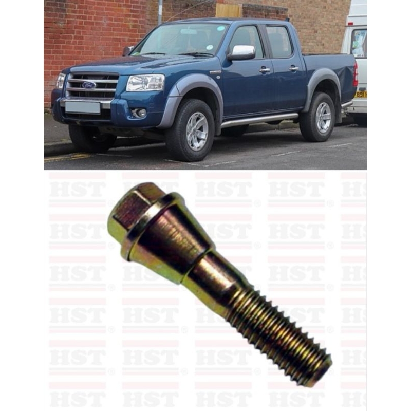ORIGINAL FORD RANGER WE WL TDCI FRONT AXLE STUD SCREW BOLT / FREE HUB ...