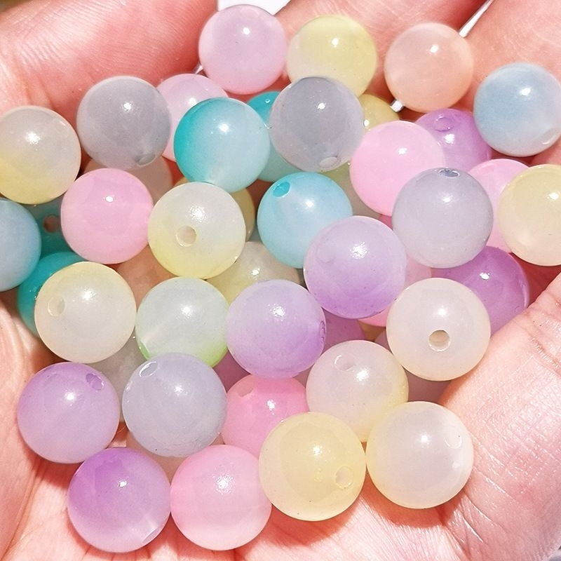 8/10mm Two Tone Colour Jelly Beads For DIY handmade beaded bracelet
