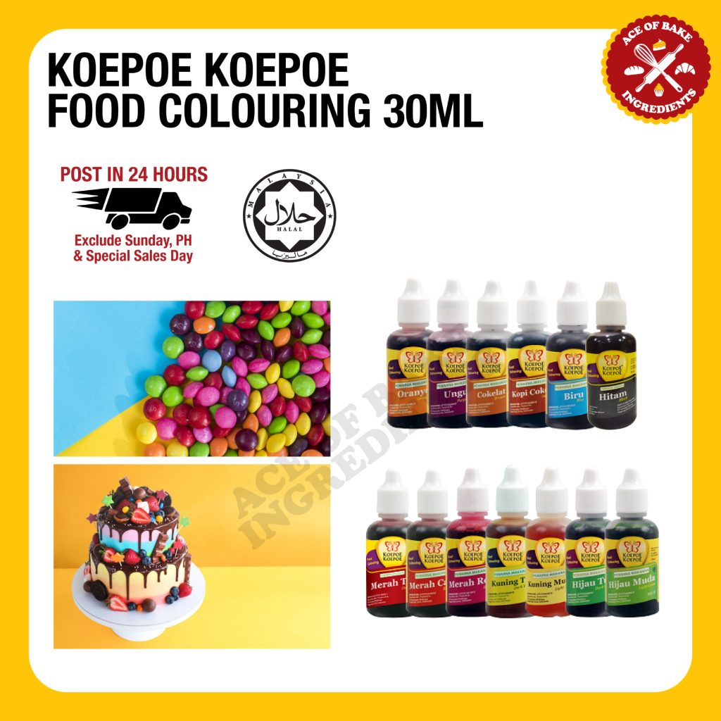 Koepoe Koepoe Food Colouring 30ml | Shopee Malaysia