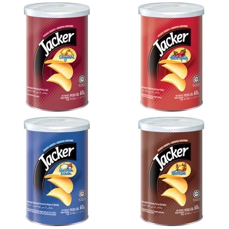 Jacker Potato Crisps 60g Shopee Malaysia 7872