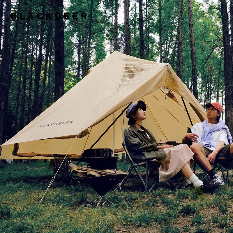 BLACKDEER 3.2M Extra Large Outdoor Mongolian Yurt Tent Mini Indian ...