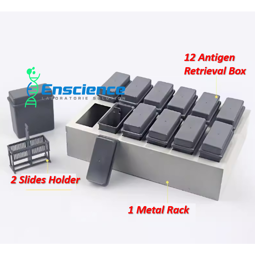 Histology Staining Container and Slide Holder with Metal Rack Complete Set Shopee Malaysia
