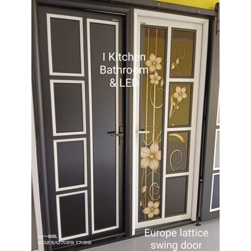 M'SIA TOP BRANDARTFIBRE/VITALLY CUSTOM MADE SWING DOOR WITH ALUMINIUM