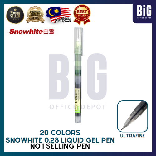READY STOCK 100% QUALITY】20 COLORS SUPER FINE SNOWHITE WATER