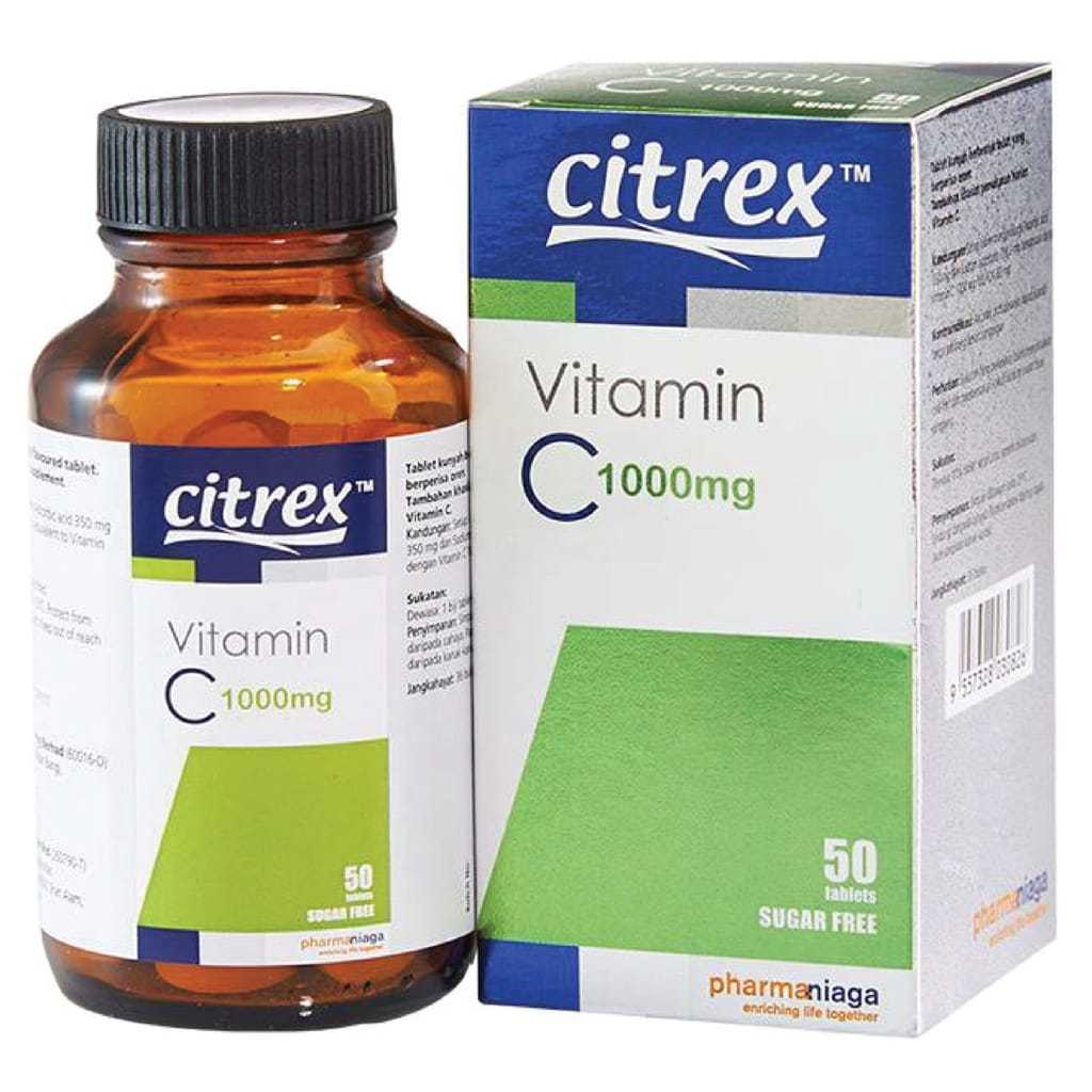 Citrex Vitamin C 1000mg Orange Chewable 50's (sugar free) Shopee Malaysia