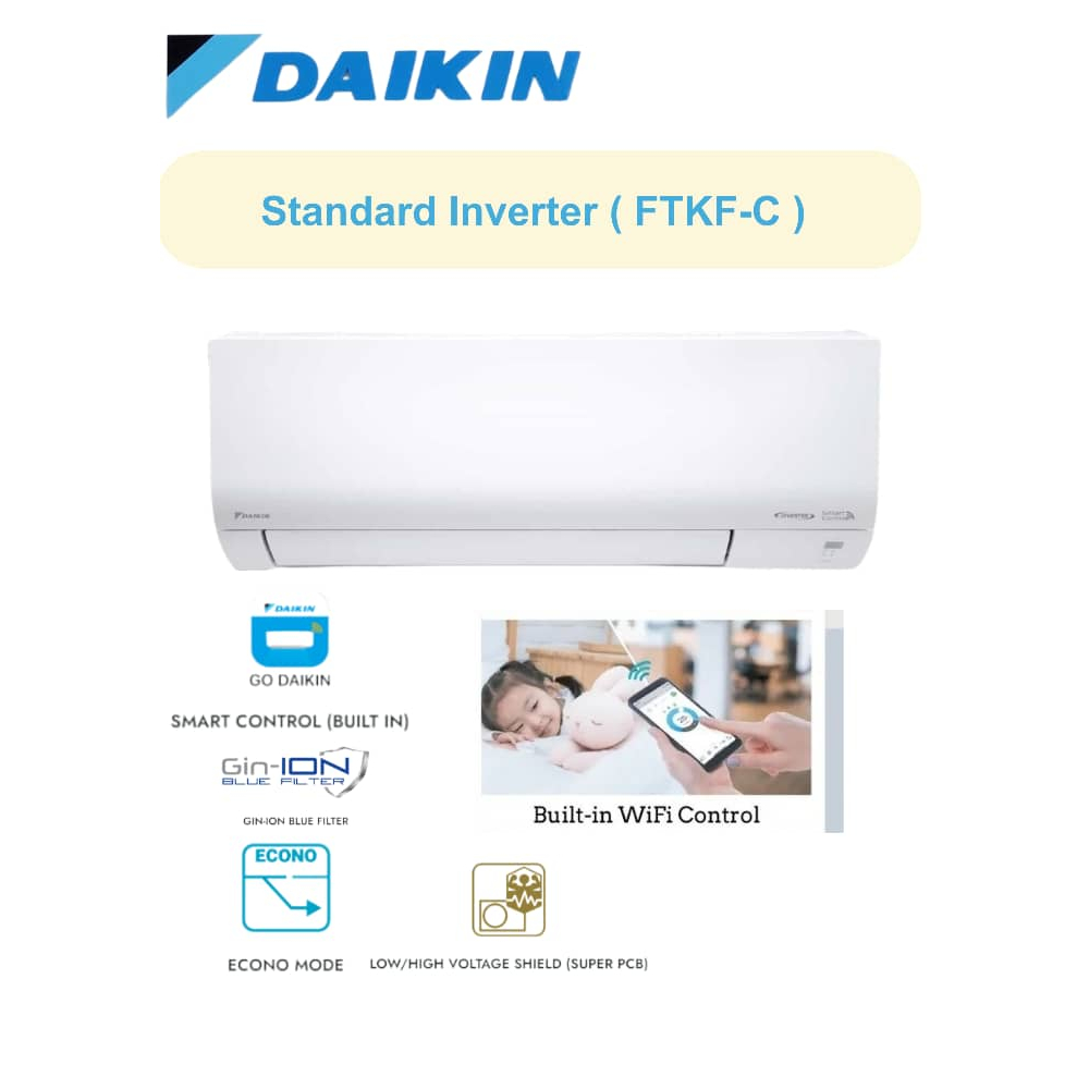 Latest Model Daikin Aircond Inverter R Hp Hp Ftkf C Ftkf C Ftkf C Ftkf C