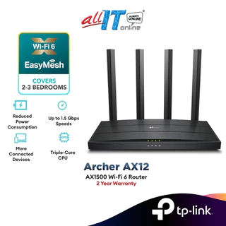 TP-LINK Archer AX12 AX1500 Gigabit Wireless WiFi 6 Router Replacement Next-Gen 1.5 Gbps Speeds by Archer AX10