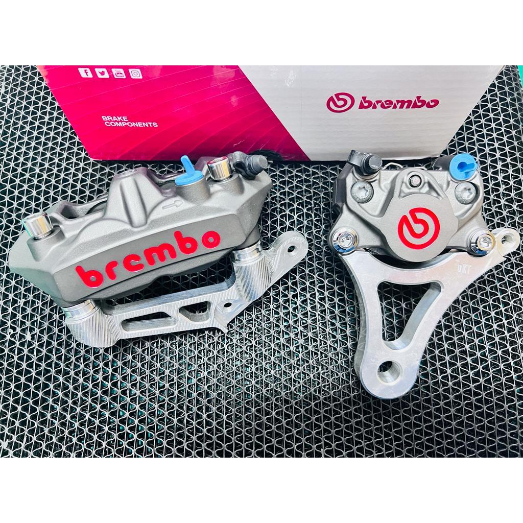 Kawasaki Kr150 Krr150 Zx150 Rr150 Original Brembo Front M4 108mm 4pot Rear P34 Red Logo Pnp 2545