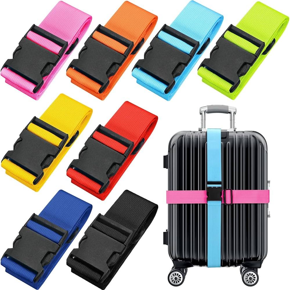 Luggage Strap Cross Belt Packing 200cm Adjustable Travel Buckle Baggage Belts Shopee Malaysia