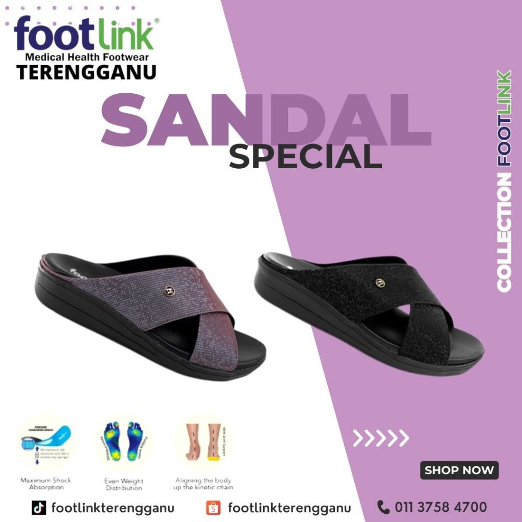 Footlink Medical Health Shoe / Women Sandal ( AO 6342 , 7242 ) Shopee