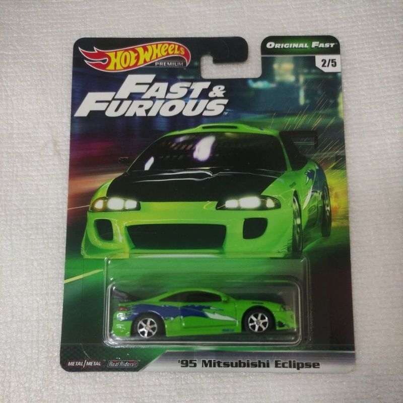 Hot Wheels Premium '95 Mitsubishi Eclipse Fast & Furious HW Car Culture ...