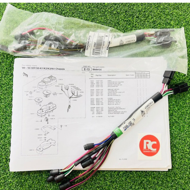 WIRING KABEL METER RR150 ZX150 ORIGINAL KAWASAKI | Shopee Malaysia