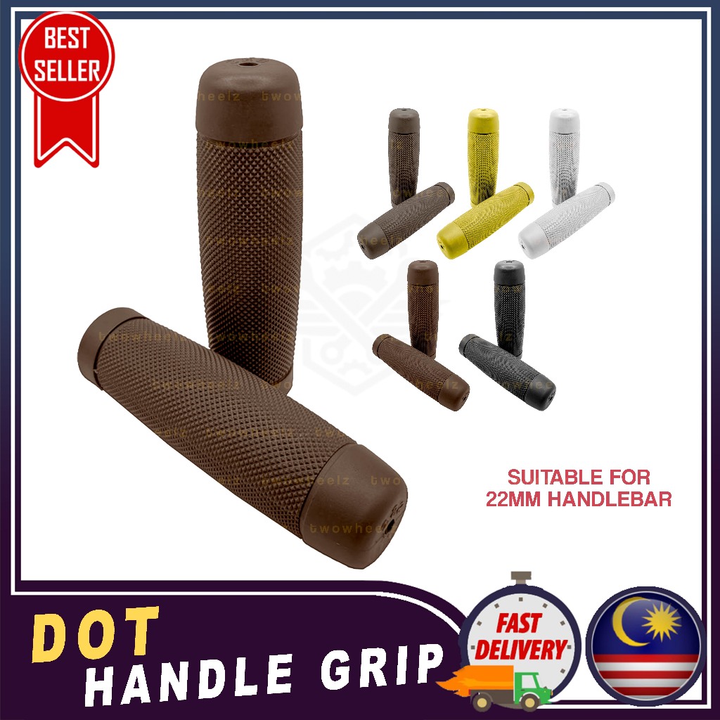 (🔥READY STOCK🔥) HANDLE GRIP THROTTLE HANDLEBAR DOT 7/8" 22mm UNIVERSAL