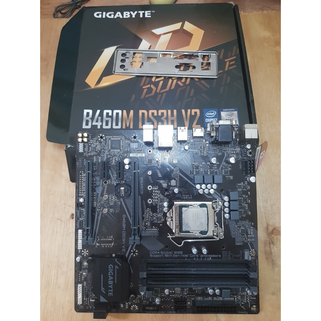 Gigabyte Motherboard B460M DS3H V2 wth I310100F CPU (Faulty) Shopee Malaysia