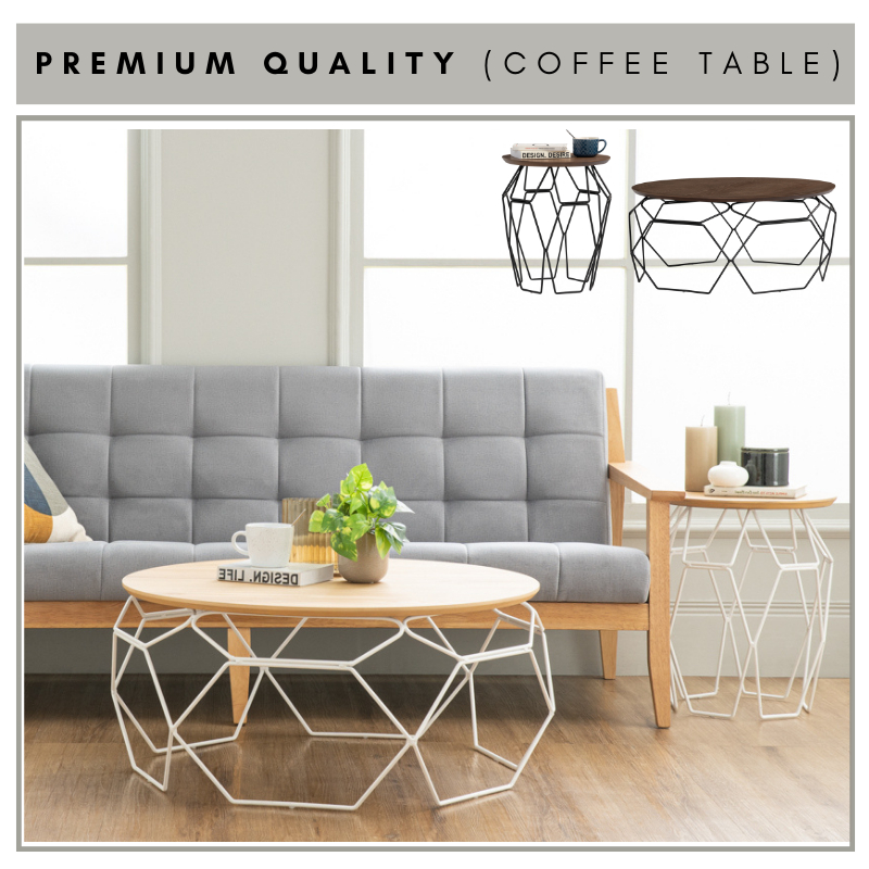 Alora Furniture - NANO Coffee Table / Side Table Metal Leg Coffee Table ...