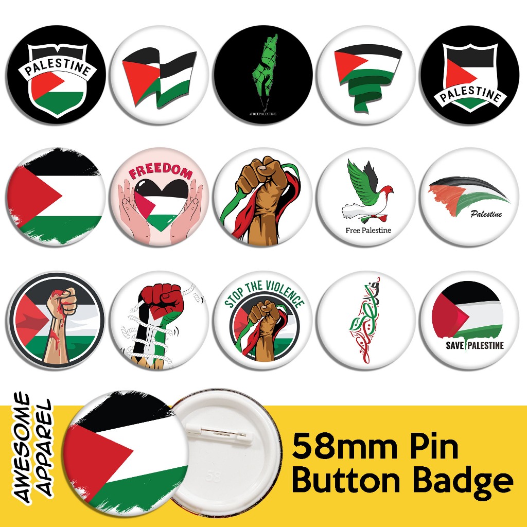 Save Our Friends Designs 58mm 44mm Button Badge with Pin (Y201-Y215 ...