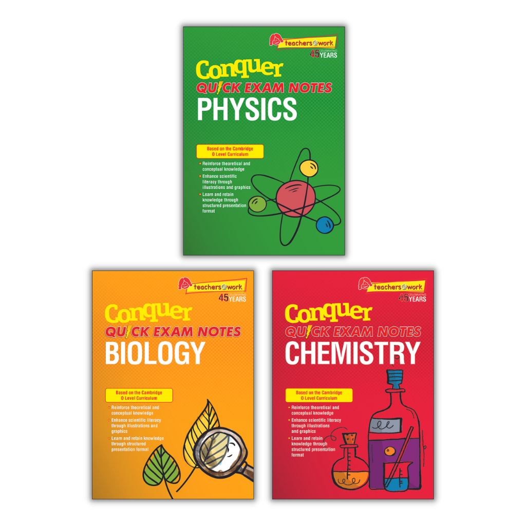 Conquer Quick Exam Notes Pure Science Series | Guide | Secondary ...