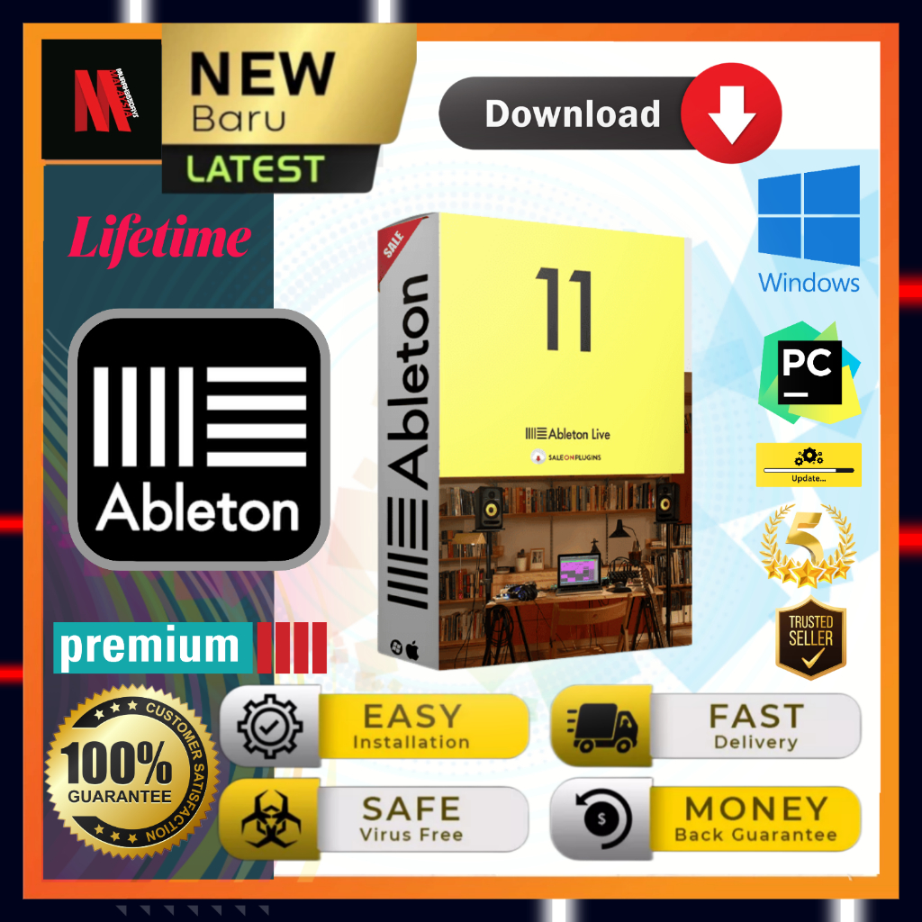 Murah365Days out Ableton Live Suite Software Latest Update Laptop