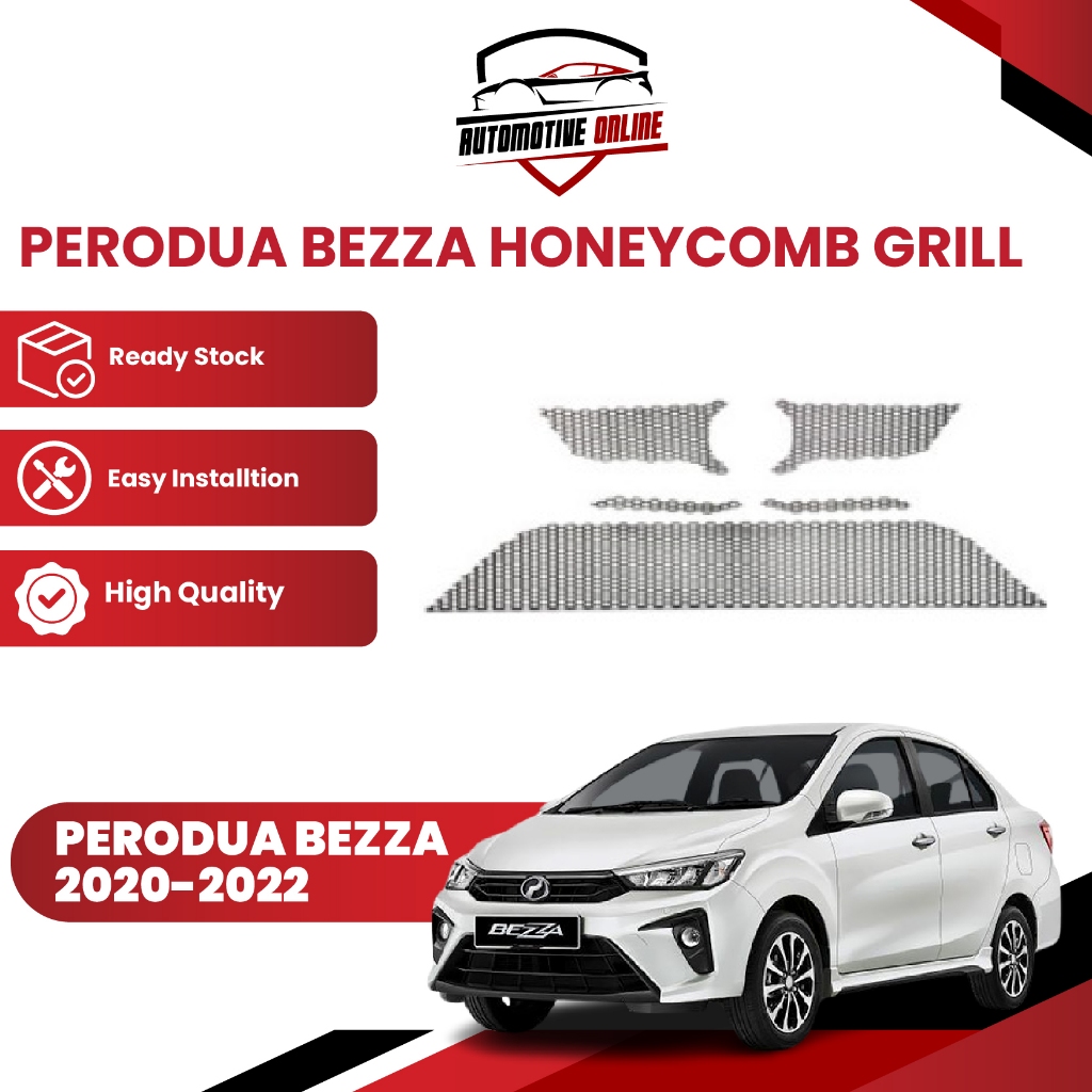 Perodua Bezza 2020-Present Ready Cut Honeycomb Grill | Shopee Malaysia