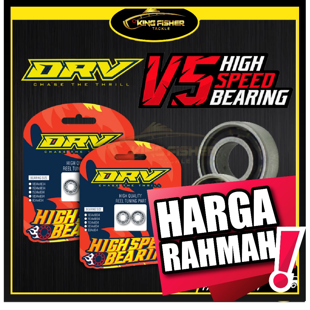 KFT DRAVE V5 HIGH SPEED BEARING Fishing Reel Bearing Hybird Ceramic