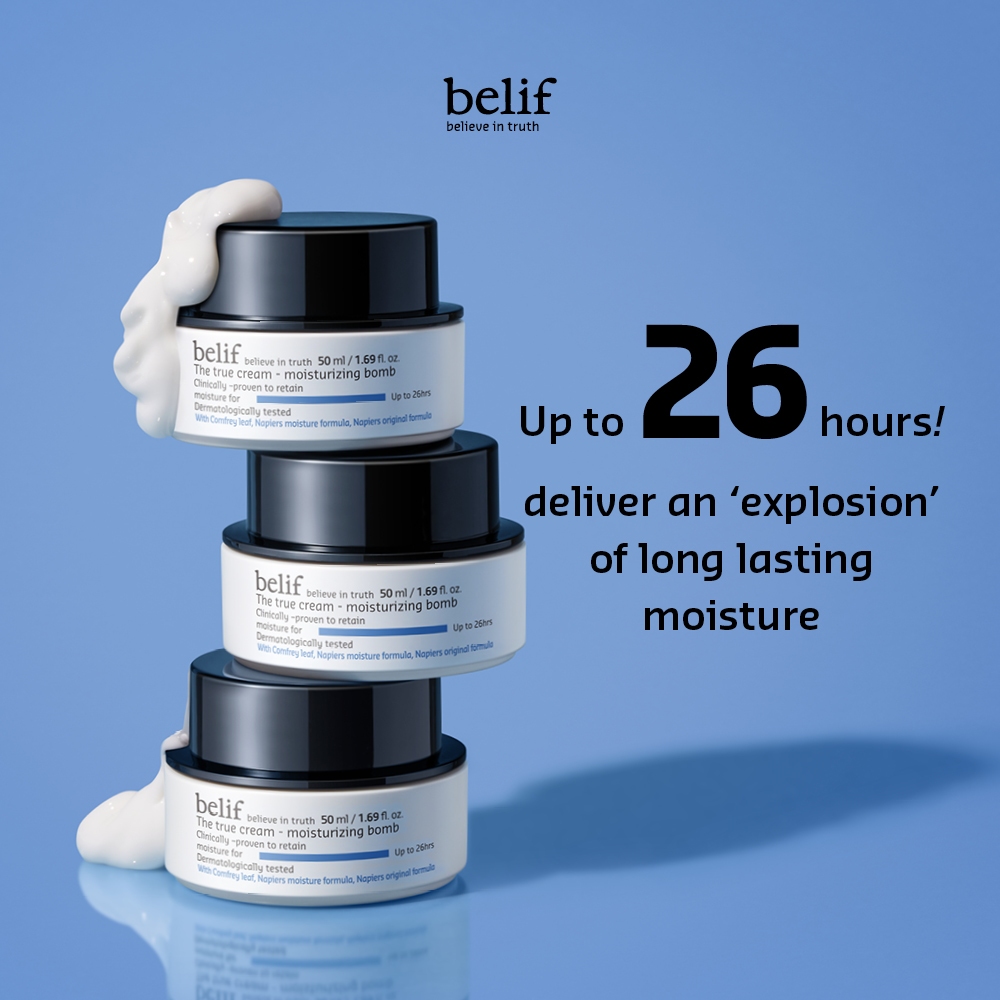 belif The True Cream Moisturizing Bomb (30ml/50ml) Shopee Malaysia
