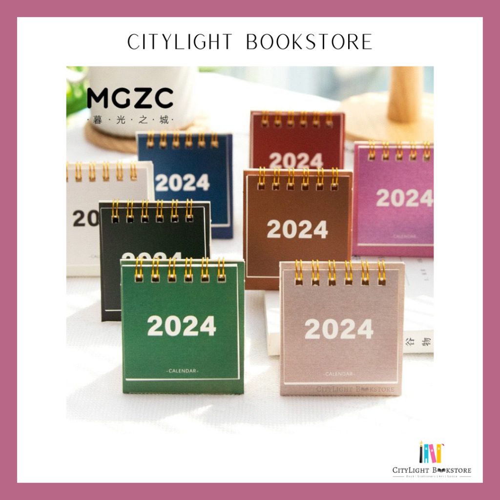 [CITYLIGHT] Calendar 2024 Mini Pocket Sized Calendar Year 2024