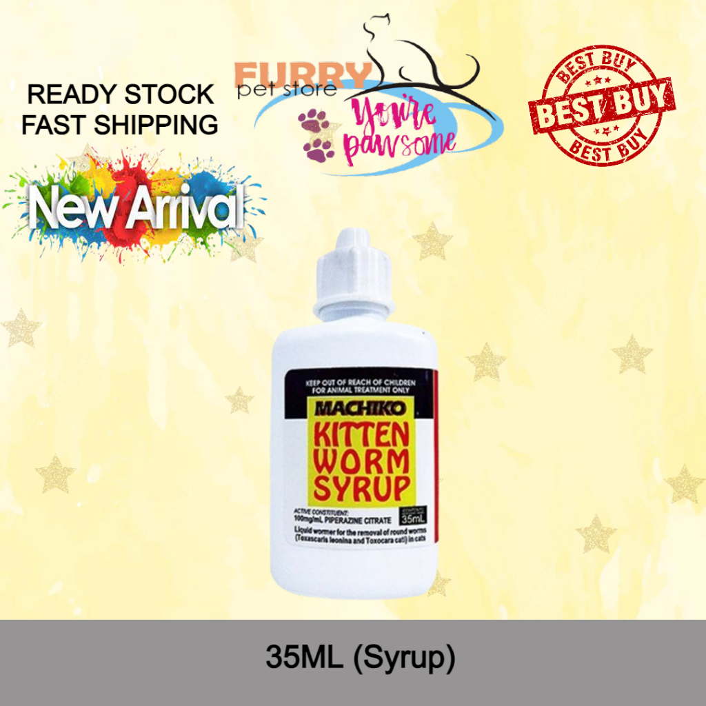 Machiko Cats & Kittens Deworm Syrup (Ubat cacing) 35ml Shopee Malaysia