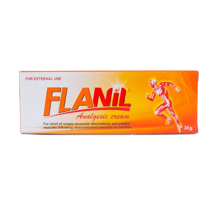 (KKM APPROVED) FLANIL CREAM - Analgesic Cream | For Muscle Pain (30g ...