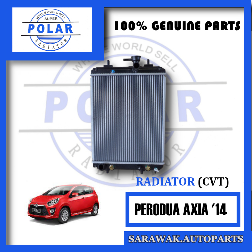 Polar Perodua Axia 2014 Auto Manual Radiator 16mm Fast Delivery 2-4 ...