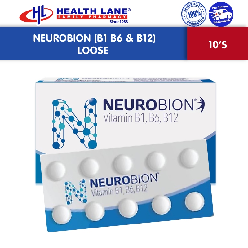NEUROBION VITAMIN B1, B6, B12 Loose (10's) (Exp 3/24) Shopee Malaysia