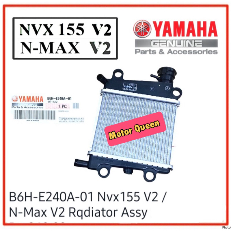 Radiator Assy Yamaha NVX155 V2 / N Max V2 100% HLY Original Yamaha NVX ...