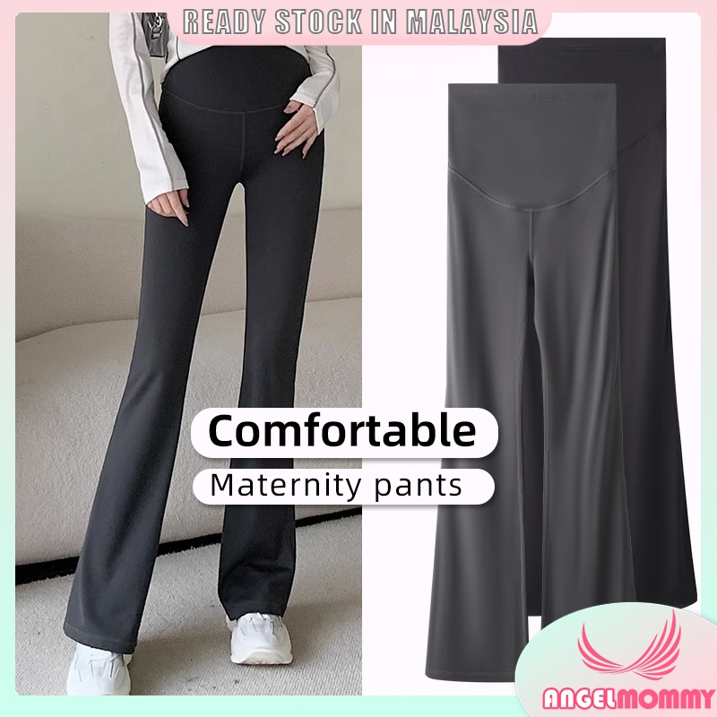 Angel Mommy Maternity Pants Long Pregnant Pants High Waist Bootcut