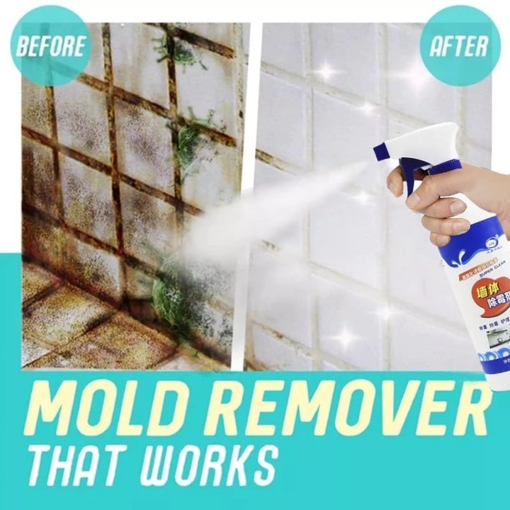 LKB Wall Mold Remover (500ml) Spray Mildew Spot Removal Cleaner ...