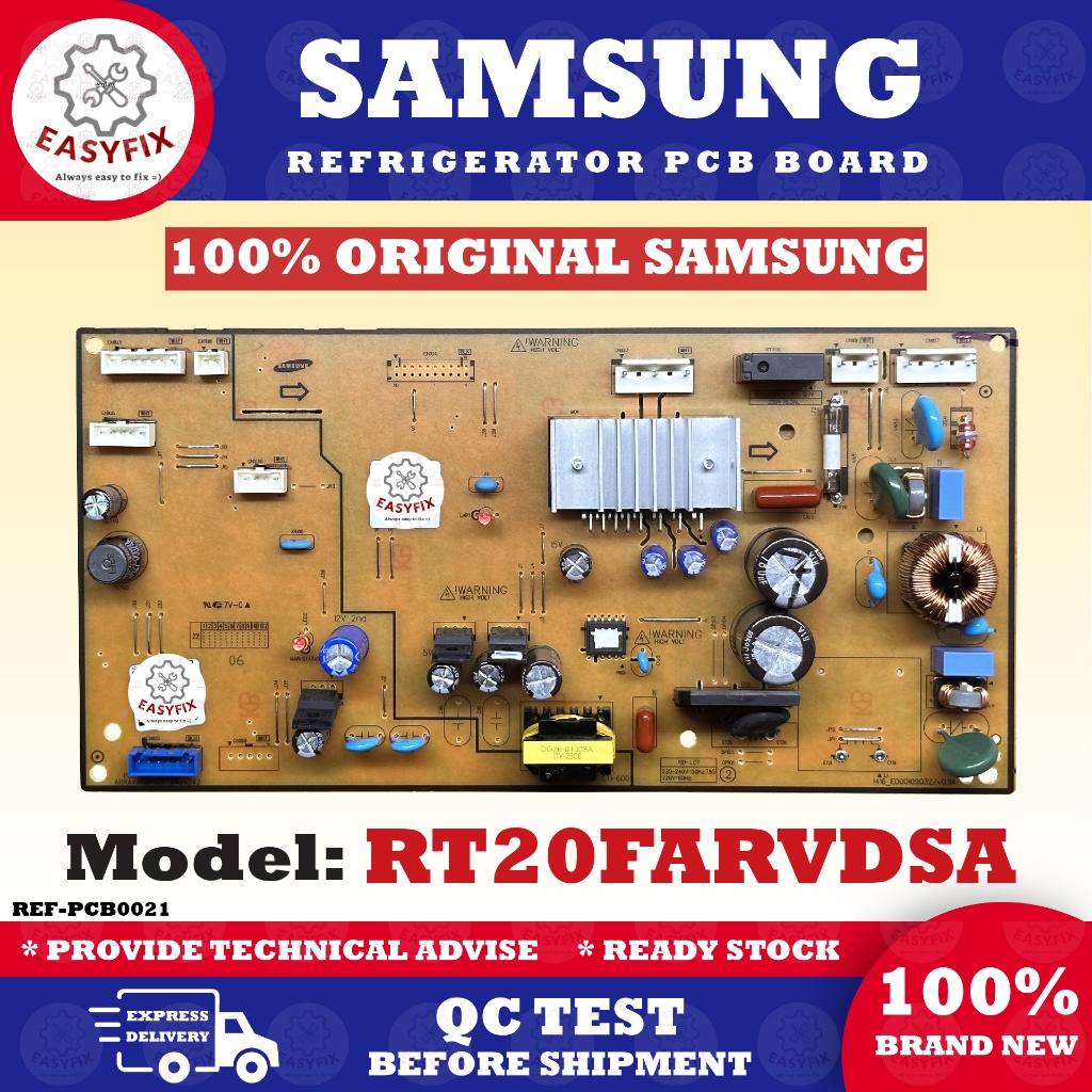 (100 ORIGINAL) DA9201098A SAMSUNG REFRIGERATOR PCB BOARD RT20FARVDSA Shopee Malaysia