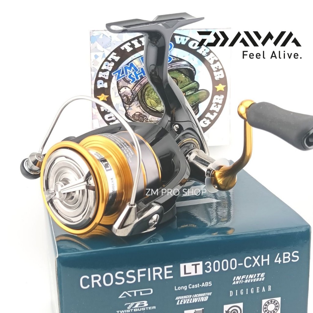 daiwa crossfire 3000 reel  20 LT, 3000-C, 3000-C, Spinning fishing reel, Front Drag, 10186-300 Sports, Fitness & Outdoors and ease of use. New Daiwa Crossfire LT 3000-C