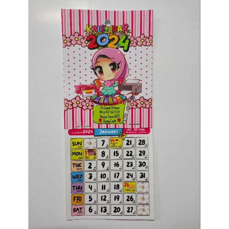 New Calendar 2025|minicalendar | Shopee Malaysia