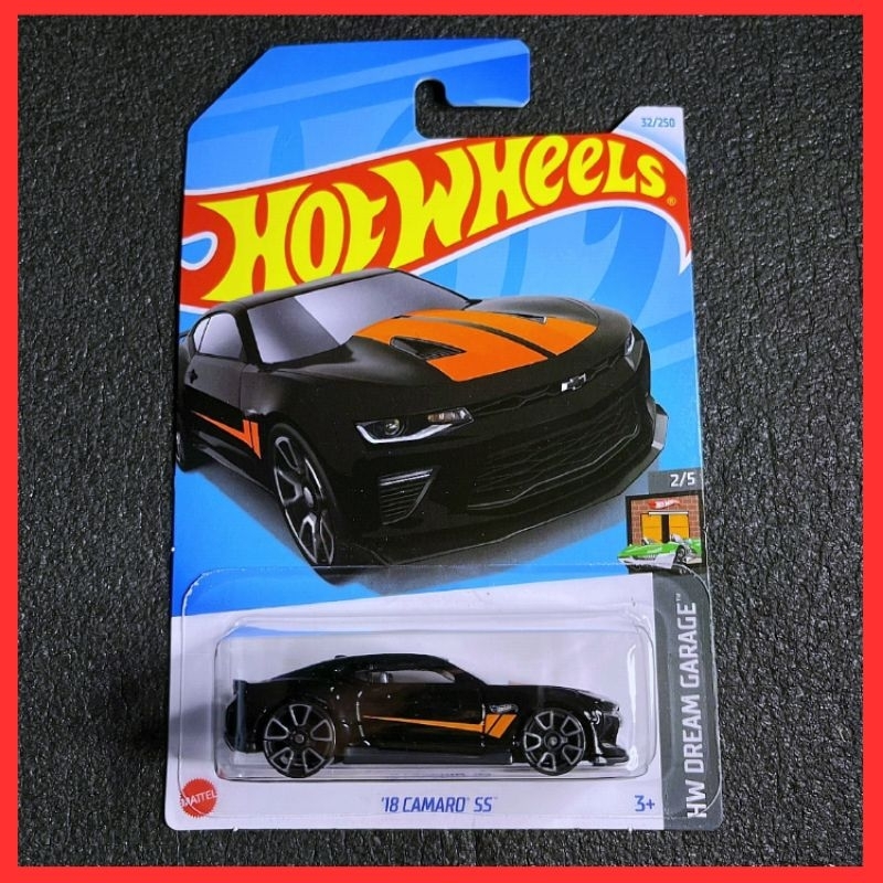 (WM FREE Shipping) Hot Wheels Camaro SS 2018 Black Model Collection ...