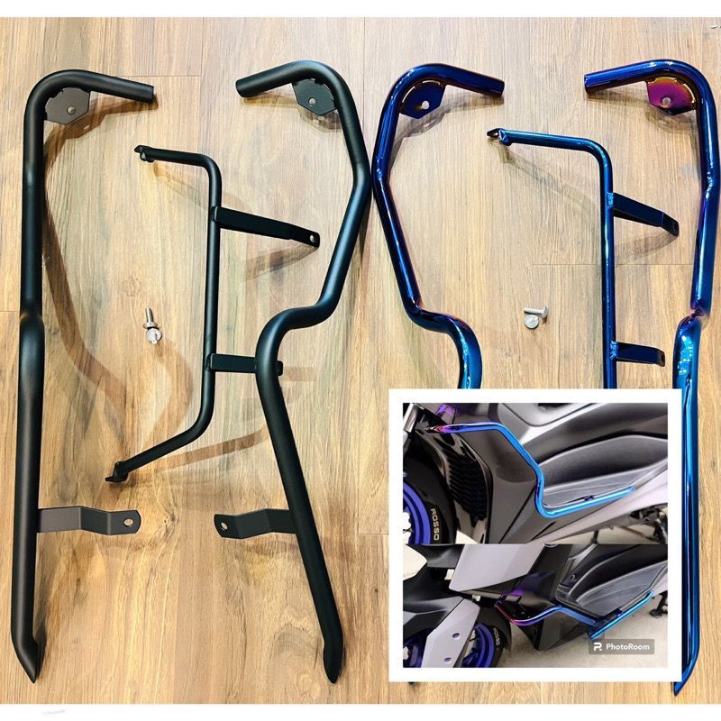 Crash bar xmax new 2023 Tubular xmax new body air filter bar protector Case Crash Bar Gear Box