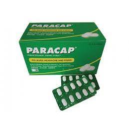 [03/2026] PARACAP Paracetamol 500mg Tablet -1 BOX: 50x10 Tablets [STRIP ...