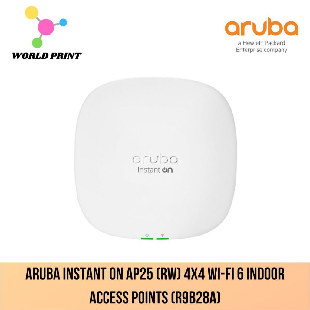 HPE Networking Instant On AP25 (R9B28A) (RW) 4x4 Wi-Fi 6 Indoor Access ...