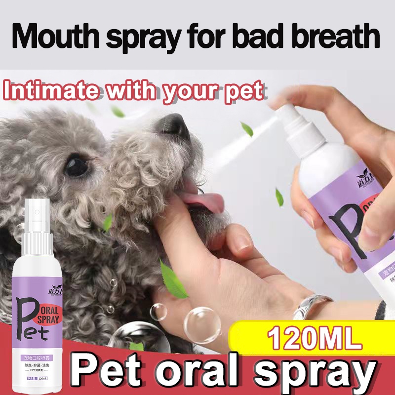 Pet oral spray mouth spray bad breath dog cat pet care pet teeth