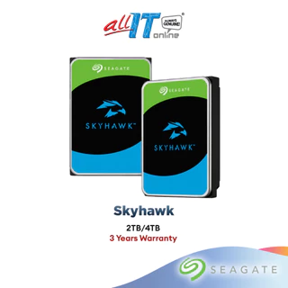 Seagate Skyhawk CCTV Hard Disk 3.5" HDD Surveillance Hard Drive SATA 6Gb/s 5900RPM (1TB / 2TB /4TB / 8TB)