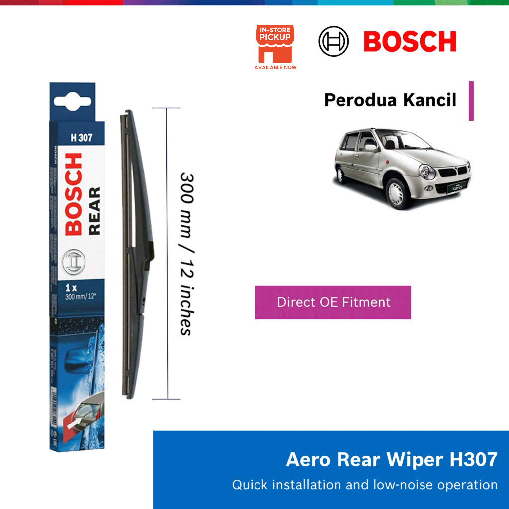Bosch Rear Wiper for Perodua Kancil H307 Shopee Malaysia