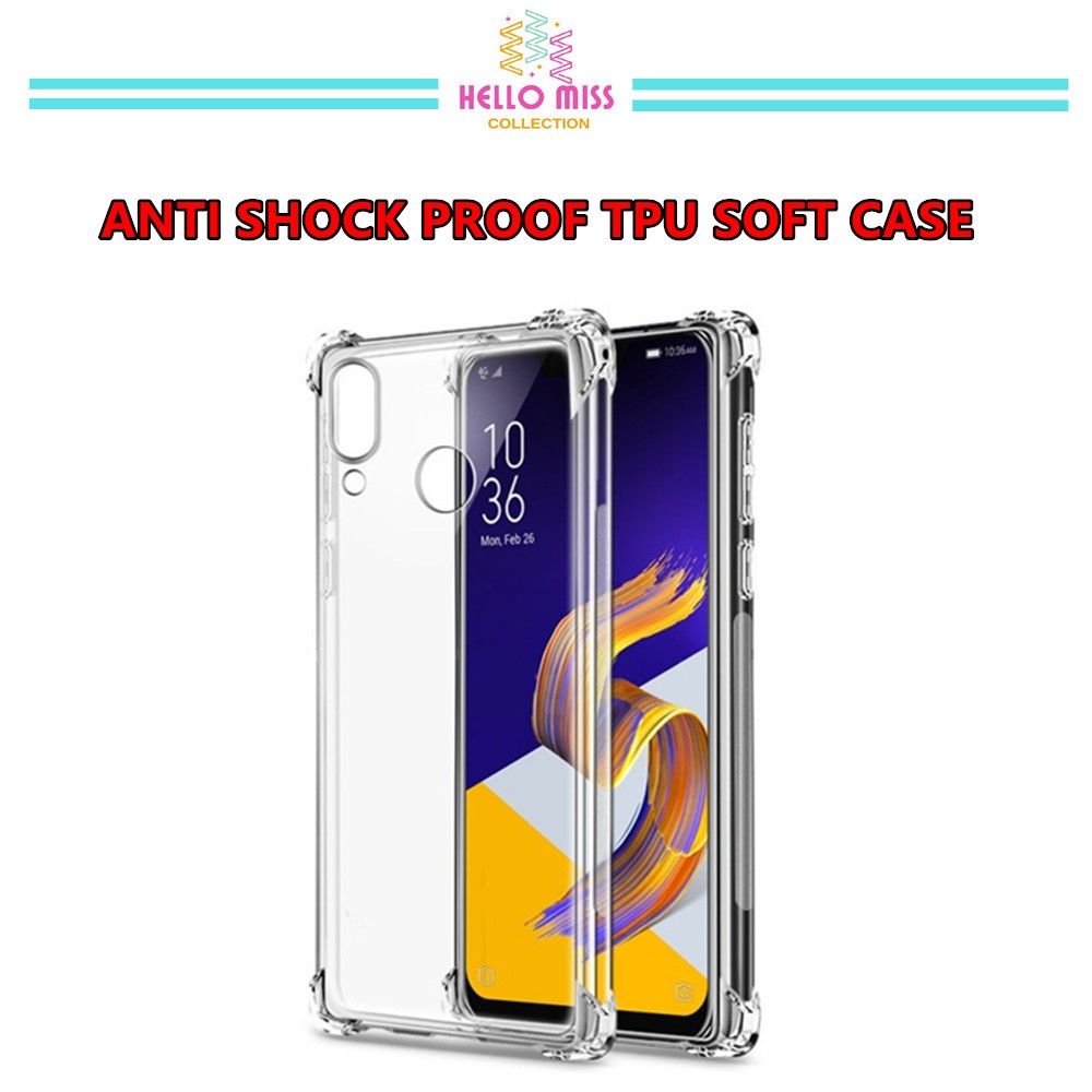 For ASUS ZENFONE 5 ZE620KL CLEAR CASE + TEMPERED GLASS SCREEN PROTECTOR