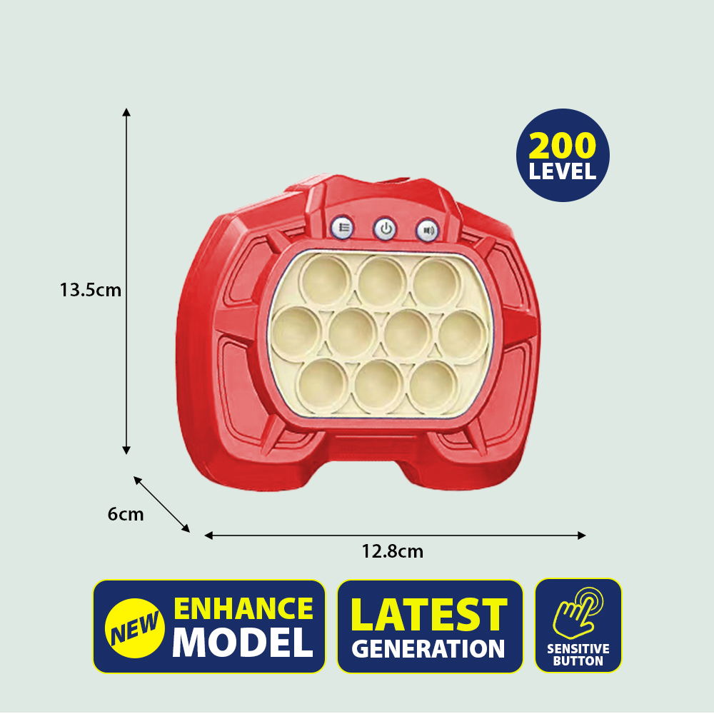 Pop It Electronic Speed Push Button Game Electronic Fidget Widget Level
