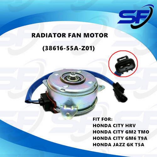 HONDA CITY GM2 TMO GM6 T9A JAZZ GK T5A HRV RADIATOR FAN MOTOR 38616-55A ...