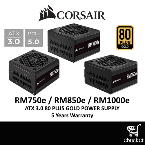 Corsair Rme Series Rm750e Rm850e Rm1000e - Atx 3.0   80 Plus Gold 