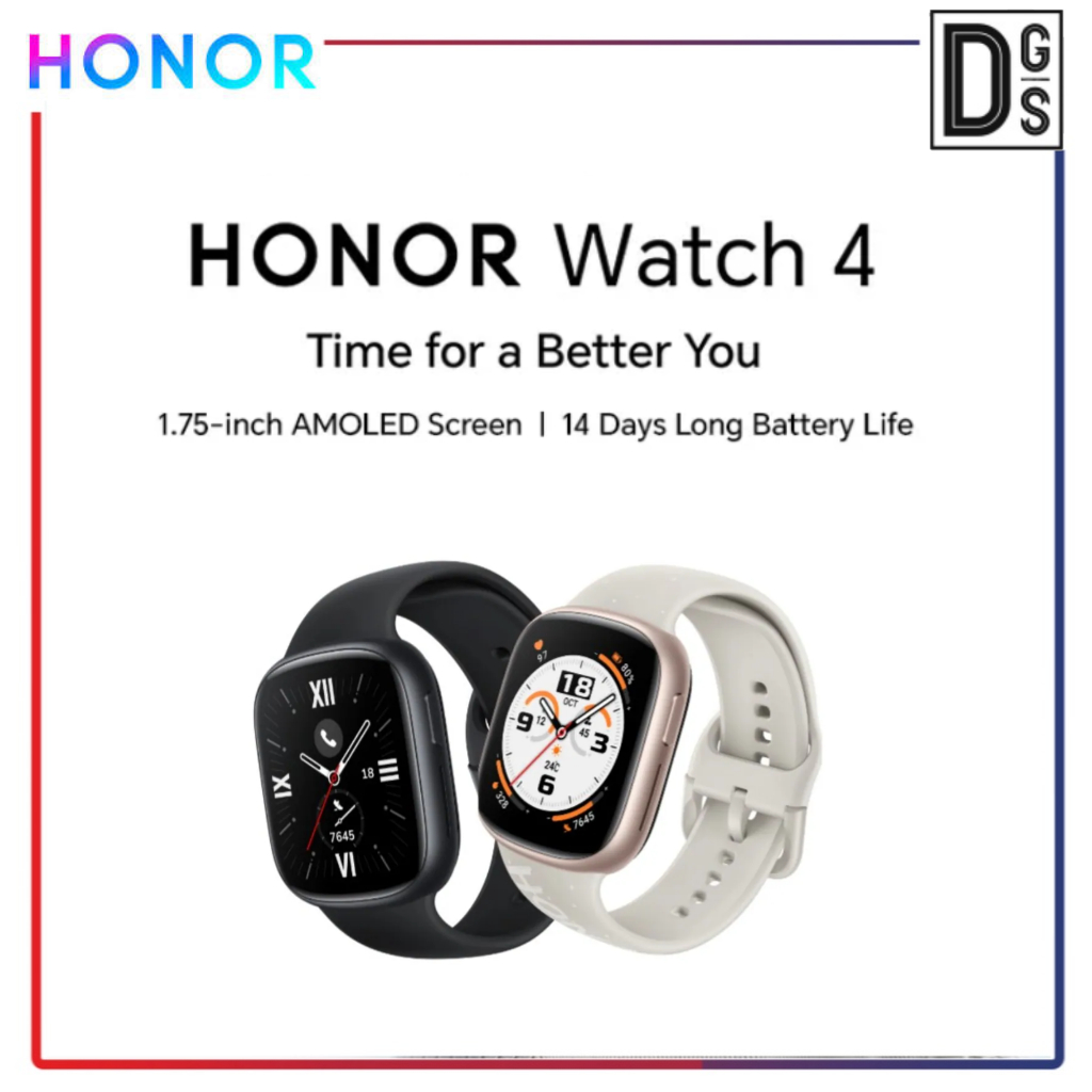 NEW HONOR Watch 4 GOLD 1.75 AMOLED 5ATM Bluetooth GPS Android iOS