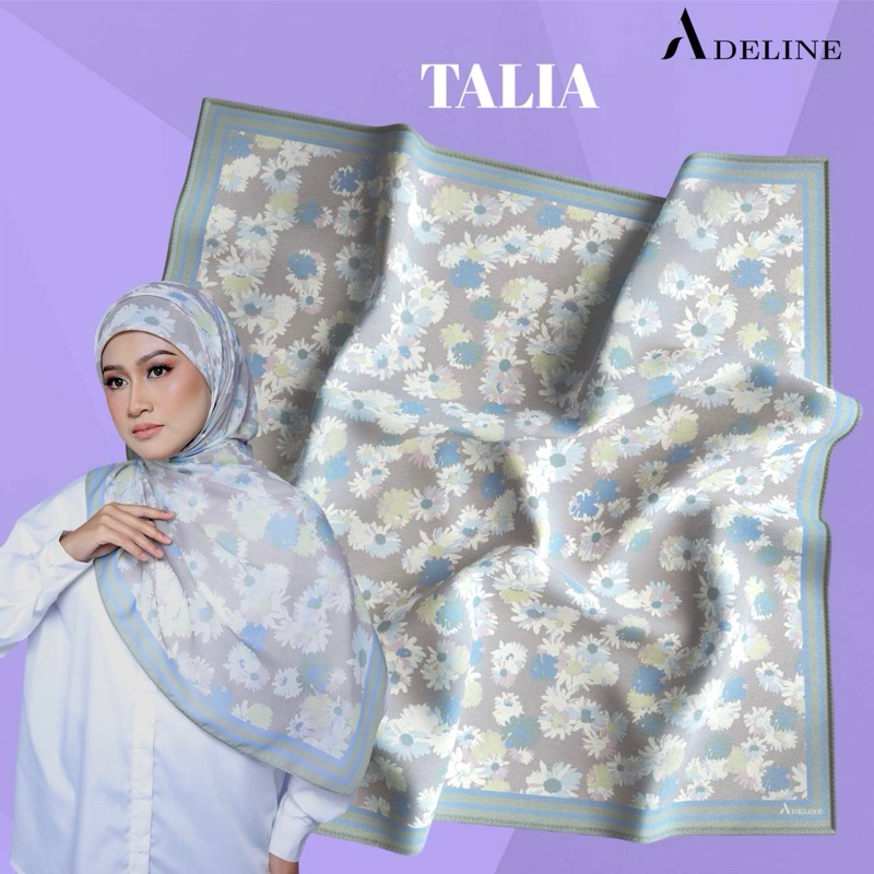 Adeline Hijab Eid Line / Aluun / Karya Series Tudung Printed Soft ...